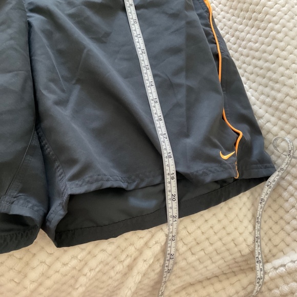 Men’s Nike Swim Trunks - Grey/Orange - Size XXL - Picture 12 of 13